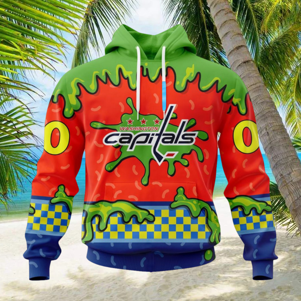 NHL Washington Capitals Special Nickelodeon Design Hoodie NHL Washington Capitals Special Nickelodeon Design Hoodie