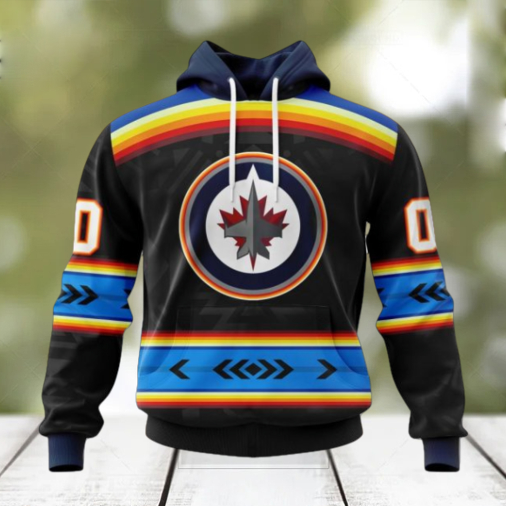NHL Winnipeg Jets Special Native Heritage Design Hoodie NHL Winnipeg Jets Special Native Heritage Design Hoodie