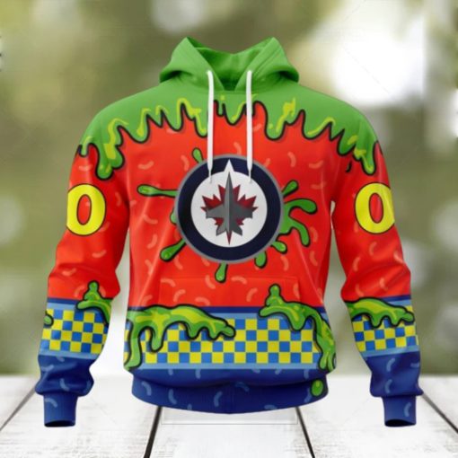 NHL Winnipeg Jets Special Nickelodeon Design Hoodie