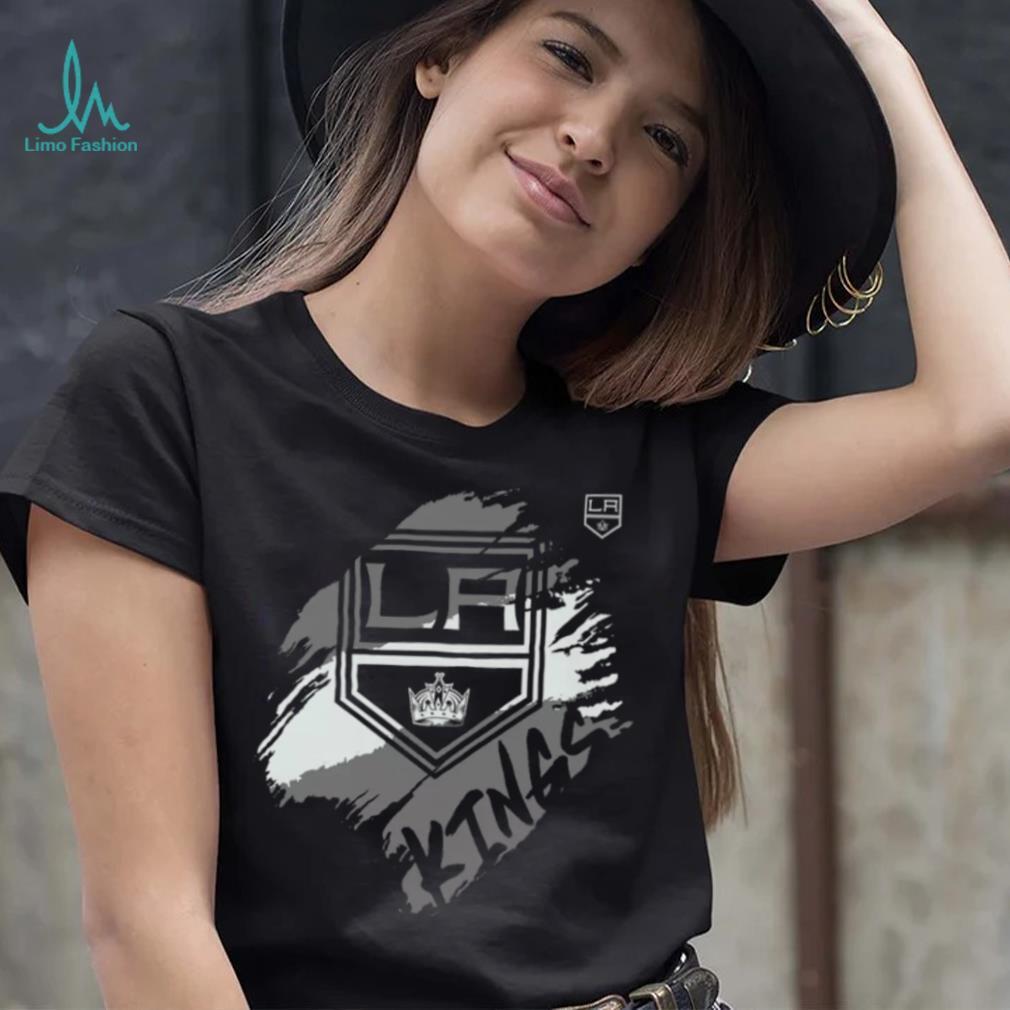 NHL Youth Los Angeles Kings Knockout Black T Shirt NHL Youth Los Angeles Kings Knockout Black T Shirt