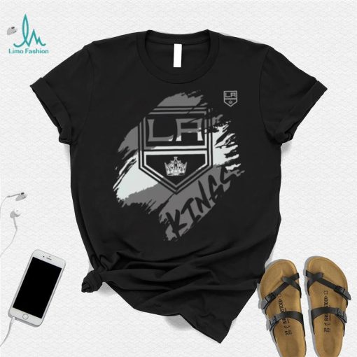 NHL Youth Los Angeles Kings Knockout Black T Shirt
