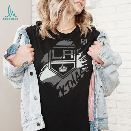 NHL Youth Los Angeles Kings Knockout Black T Shirt