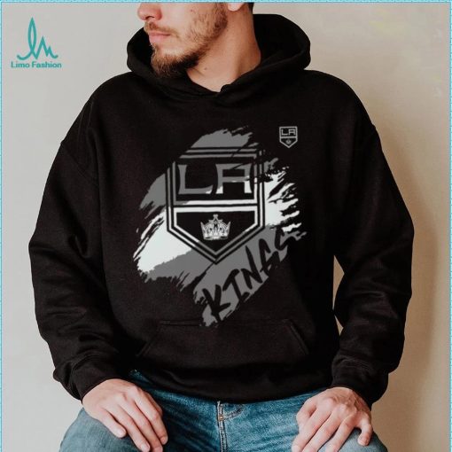 NHL Youth Los Angeles Kings Knockout Black T Shirt