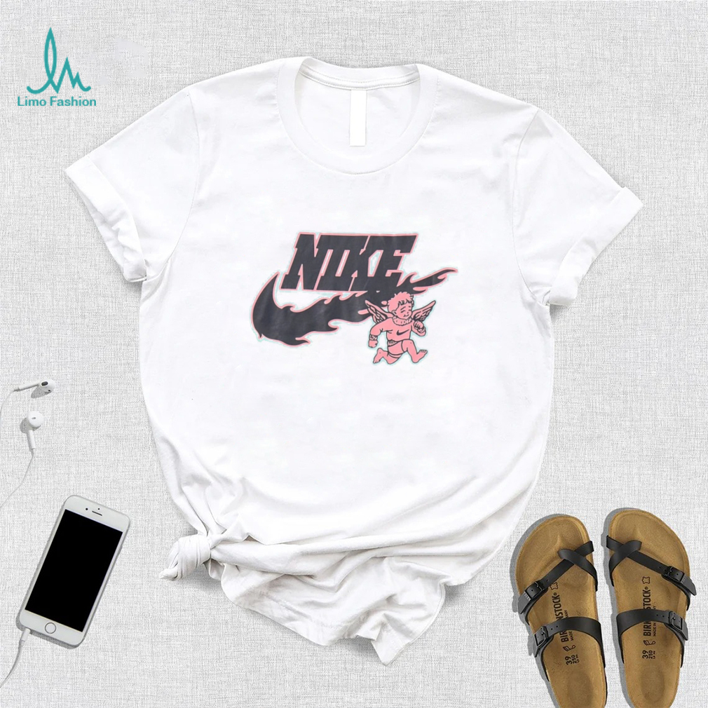 NIKE Sportswear Logo Print Cotton Jersey T Shirt NIKE Sportswear Logo Print Cotton Jersey T Shirt