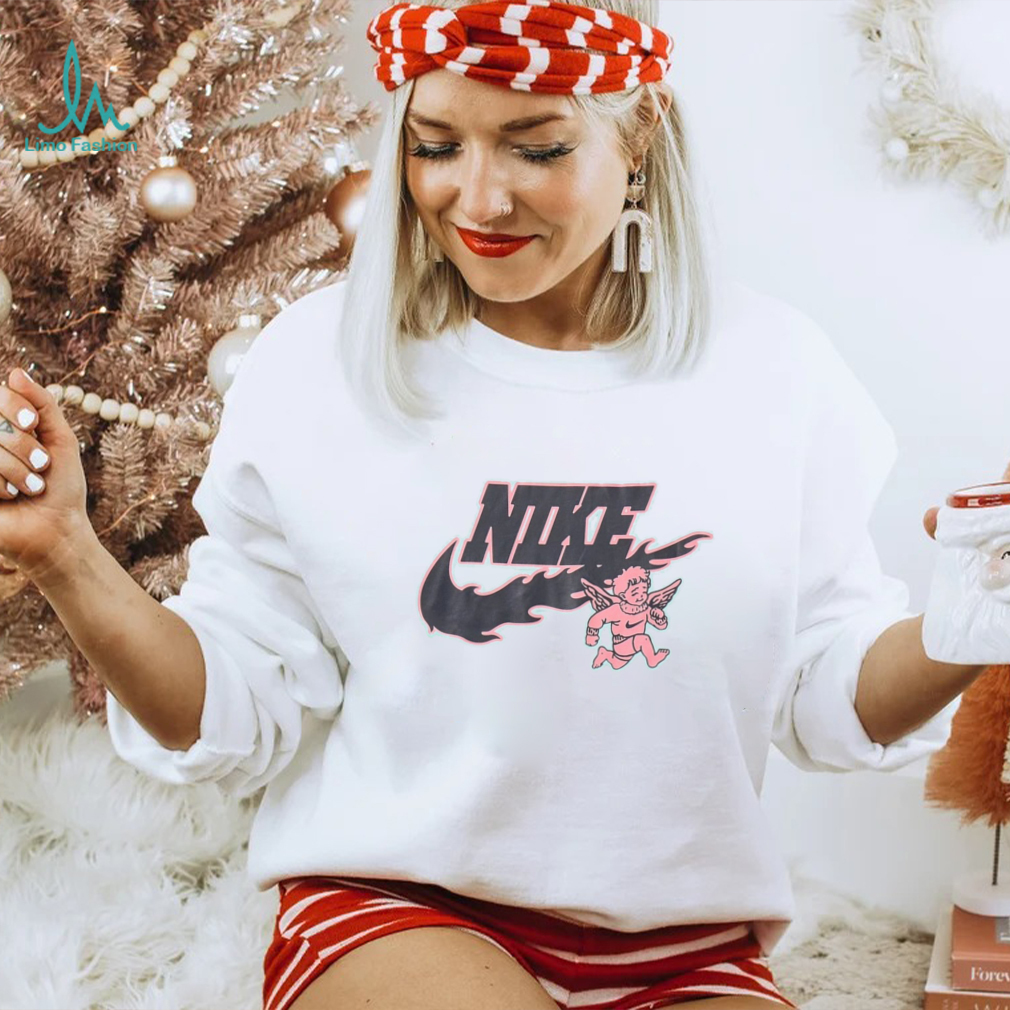 NIKE Sportswear Logo Print Cotton Jersey T Shirt NIKE Sportswear Logo Print Cotton Jersey T Shirt