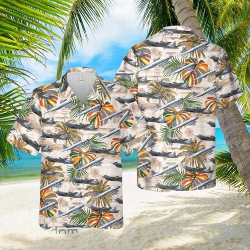 NOAA’s Lockheed WP 3D Orion Short Sleeve Aloha Hawaiian Shirt