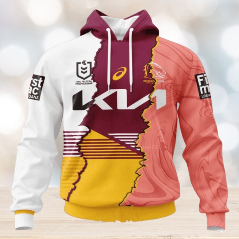 NRL Brisbane Broncos Special Mix Hoodie NRL Brisbane Broncos Special Mix Hoodie