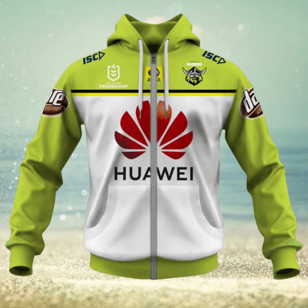 NRL Canberra Raiders Custom Name Number 2020 Away Jersey Zip Up Hoodie NRL Canberra Raiders Custom Name Number 2020 Away Jersey Zip Up Hoodie