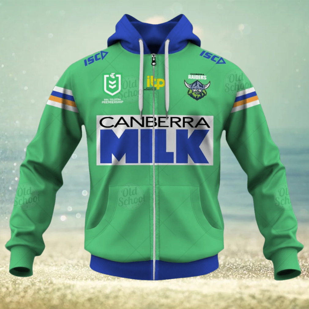 NRL Canberra Raiders Custom Name Number 2021 Heritage Zip Up Hoodie NRL Canberra Raiders Custom Name Number 2021 Heritage Zip Up Hoodie