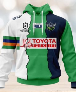 NRL Canberra Raiders Custom Name Number 2023 Mix Jersey Pullover Hoodie