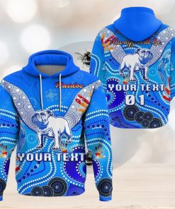 NRL Canterbury Bankstown Bulldogs Custom Name Number NAIDOC Pullover Hoodie