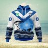 NRL Sydney Roosters Custom Name Number 2022 Heritage 20 Years Anniversary Jersey Zip Up Hoodie