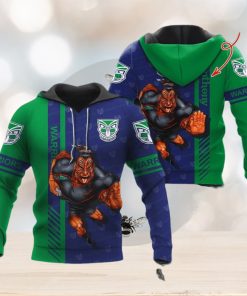 NRL New Zealand Warriors Custom Name Mascot Pullover Hoodie