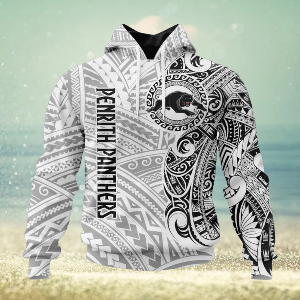 NRL Penrith Panthers Custom Name Indigenous Pullover Hoodie NRL Penrith Panthers Custom Name Indigenous Pullover Hoodie