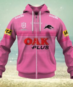 NRL Penrith Panthers Custom Name Number 2023 Away Jersey Zip Up Hoodie