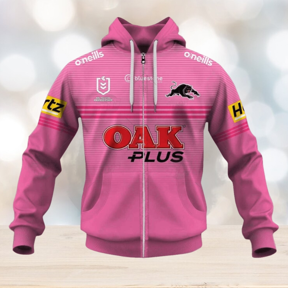 NRL Penrith Panthers Custom Name Number 2023 Away Jersey Zip Up Hoodie NRL Penrith Panthers Custom Name Number 2023 Away Jersey Zip Up Hoodie