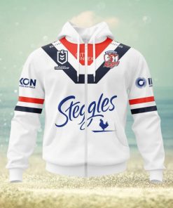 NRL Sydney Roosters Custom Name Number 2022 Heritage 20 Years Anniversary Jersey Zip Up Hoodie