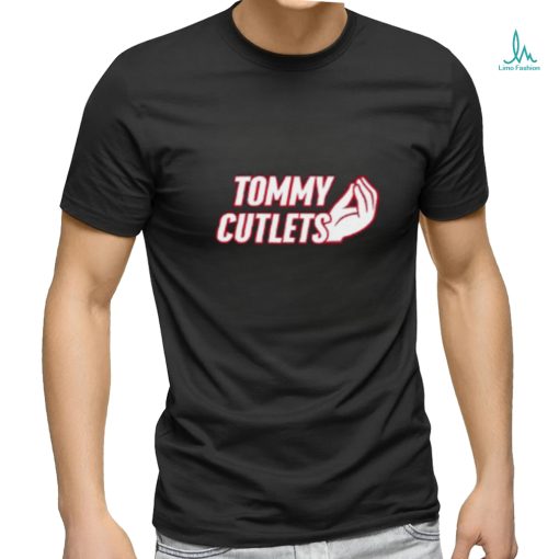 NY Italian Hand Gesture Tommy Cutlets Football Quarterback Tshirt