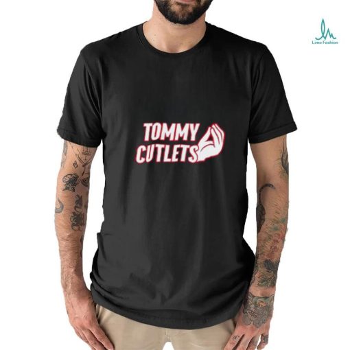 NY Italian Hand Gesture Tommy Cutlets Football Quarterback Tshirt