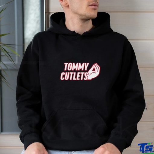 NY Italian Hand Gesture Tommy Cutlets Football Quarterback Tshirt