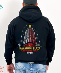Nakatomi plaza christmas party 1988 christmas town tree png design shirt