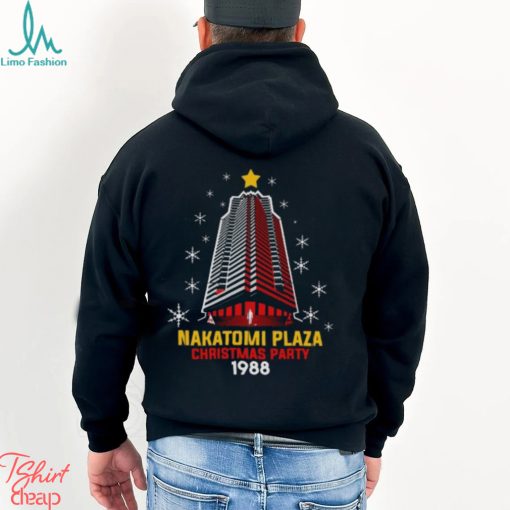 Nakatomi plaza christmas party 1988 christmas town tree png design shirt