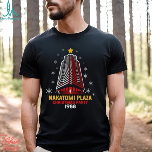 Nakatomi plaza christmas party 1988 christmas town tree png design shirt