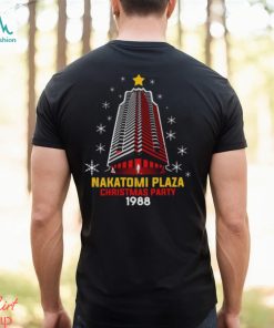Nakatomi plaza christmas party 1988 christmas town tree png design shirt