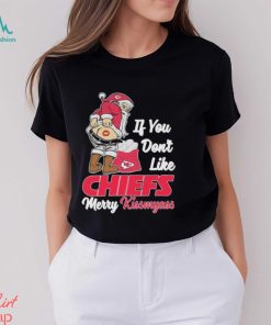 Naleth Kansas City Chief Football Santa Claus If You Don't Like Chiefs Merry Kissmyass T Shirt