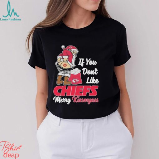 Naleth Kansas City Chief Football Santa Claus If You Don’t Like Chiefs Merry Kissmyass T Shirt