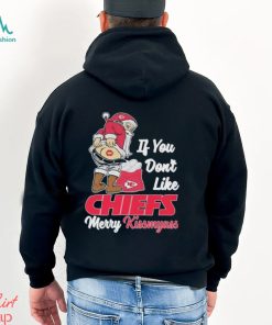 Naleth Kansas City Chief Football Santa Claus If You Don't Like Chiefs Merry Kissmyass T Shirt