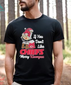Naleth Kansas City Chief Football Santa Claus If You Don't Like Chiefs Merry Kissmyass T Shirt