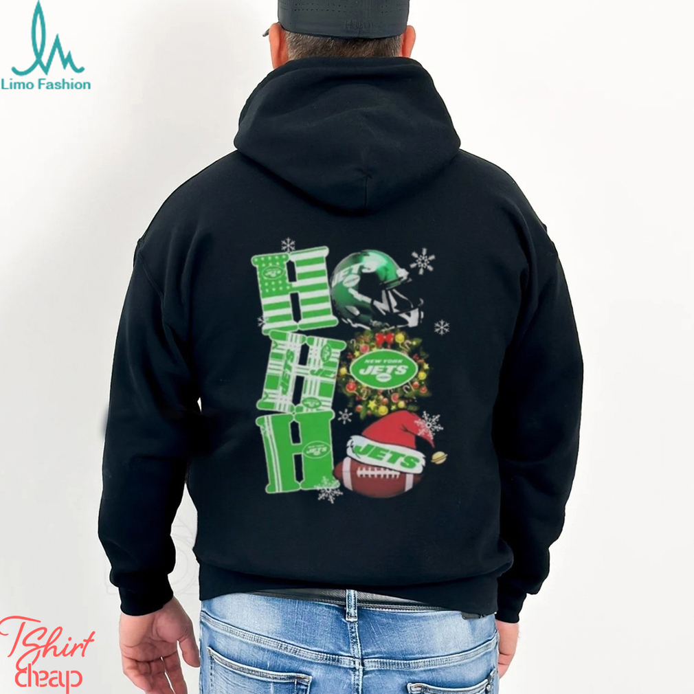 Naleth New York Jets NFL HO HO HO Christmas Shirt Naleth New York Jets NFL HO HO HO Christmas Shirt