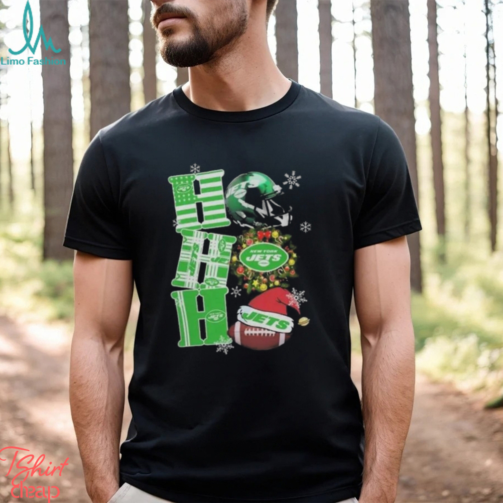 Naleth New York Jets NFL HO HO HO Christmas Shirt Naleth New York Jets NFL HO HO HO Christmas Shirt