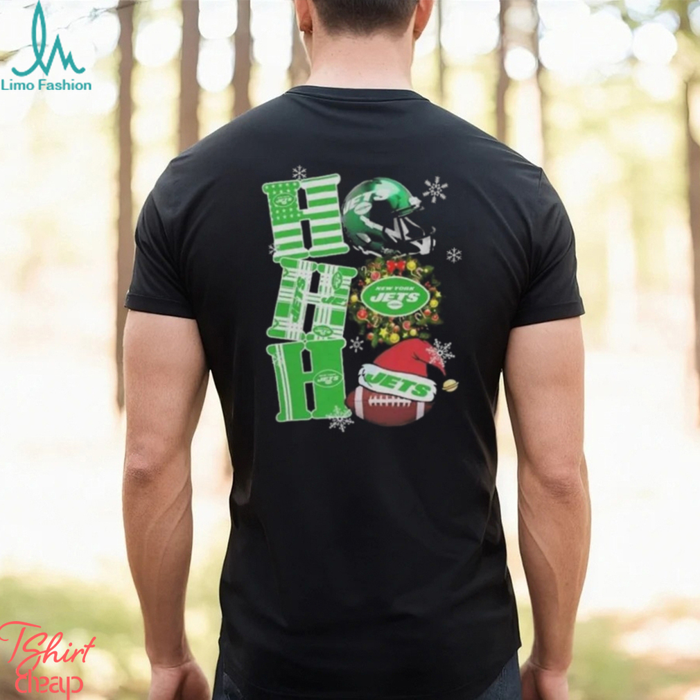 Naleth New York Jets NFL HO HO HO Christmas Shirt Naleth New York Jets NFL HO HO HO Christmas Shirt