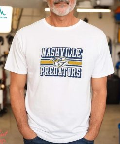 Nashville Predators Champion Tri Blend Dual Stripe Long Sleeve T Shirt