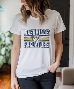 Nashville Predators Champion Tri Blend Dual Stripe Long Sleeve T Shirt