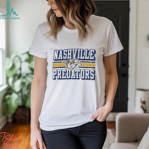 Nashville Predators Champion Tri Blend Dual Stripe Long Sleeve T Shirt