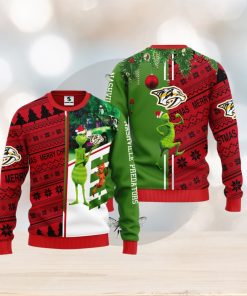 Nashville Predators Grinch & Scooby doo Christmas Ugly Sweater