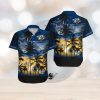 Anaheim Ducks Short Sleeve Button Up Tropical Shirt Hawaiian Shirt