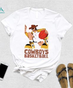 Nathan Walker Cowboys basketball player cartoon shirt