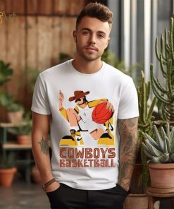 Nathan Walker Cowboys basketball player cartoon shirt