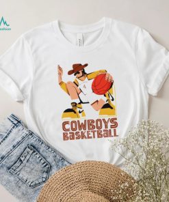 Nathan Walker Cowboys basketball player cartoon shirt