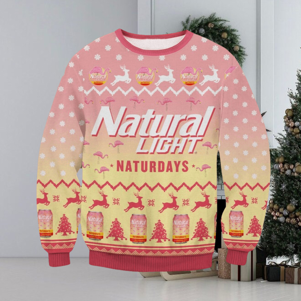 Natural Light Naturdays Ugly Christmas Sweater, Ugly Sweater Apparel Natural Light Naturdays Ugly Christmas Sweater, Ugly Sweater Apparel