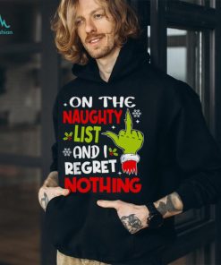 Naughty List I Regret Nothing Shirt