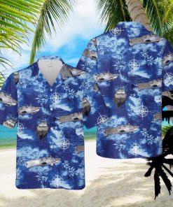 Navy USS Freedom (LCS 1) Summer Beach Gift 3D Hawaiian Shirt