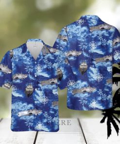 Navy USS Freedom (LCS 1) Summer Beach Gift 3D Hawaiian Shirt