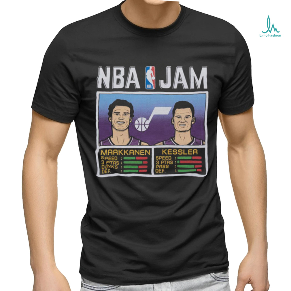Nba jam jazz markkanen and kessler shirt Nba jam jazz markkanen and kessler shirt