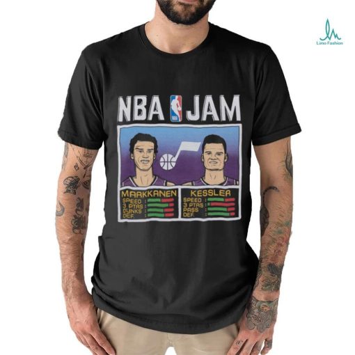 Nba jam jazz markkanen and kessler shirt