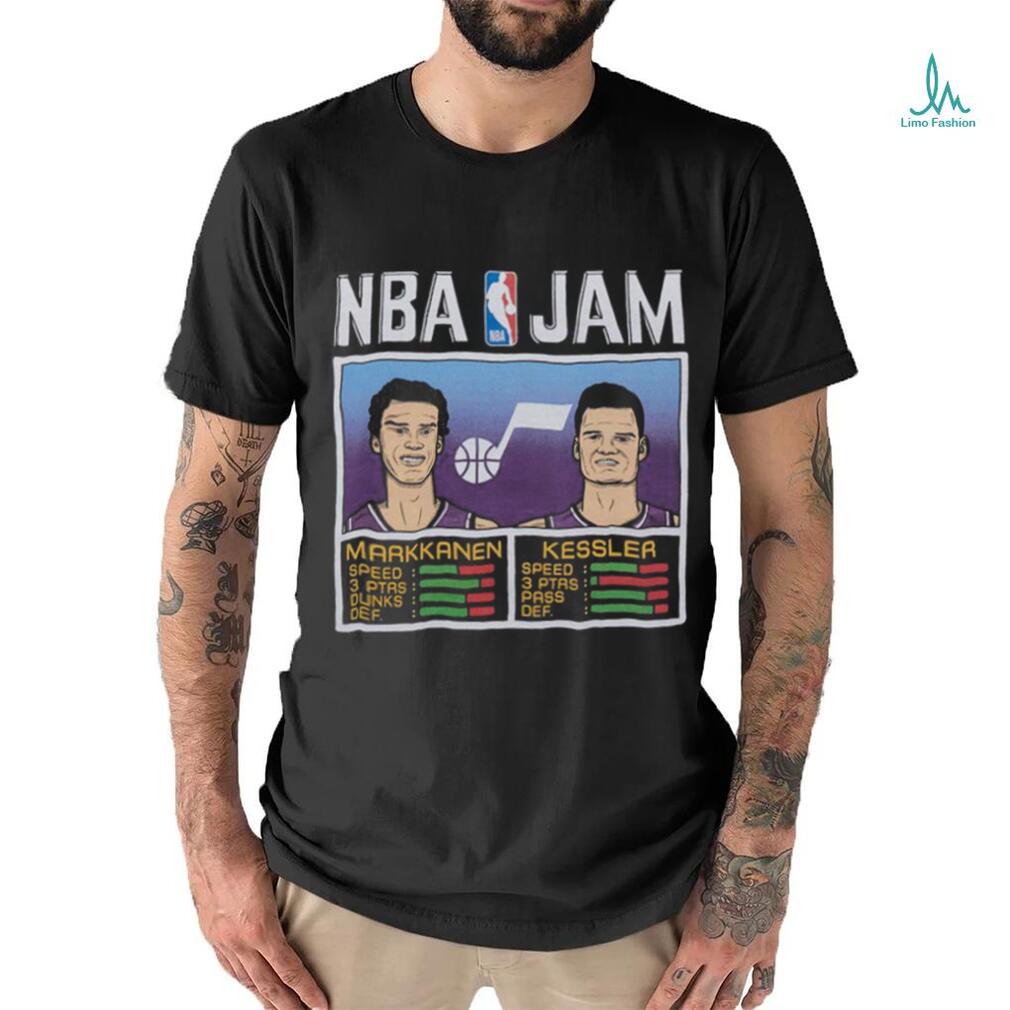 Nba jam jazz markkanen and kessler shirt Nba jam jazz markkanen and kessler shirt